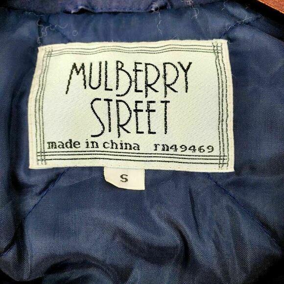 Mulberry Street Womens Jacket Coat Red Hook Loop Pockets Long Sleeve Buttons S - Picture 10 of 12